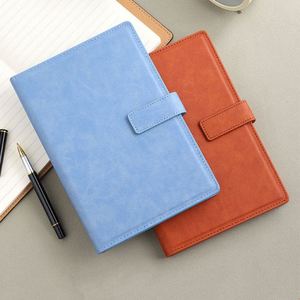 Cuaderno de Tapa Dura de Cuero PU Resistente con Logotipo Personalizado A4/A5/A6, 100 Hojas, Encuadernación Cosida, Impresión UV, Múltiples Colores - Product Image 2