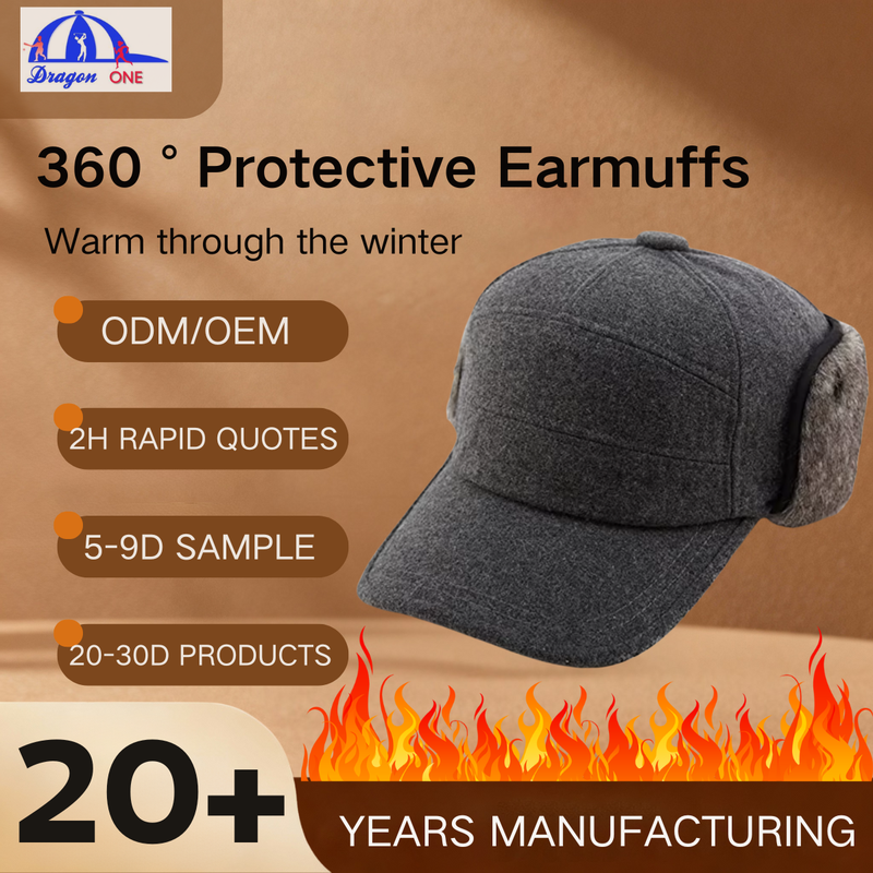 Winter Hat Warm Thickened Gradient Beanie
