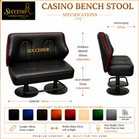Fauteuil de jeu de casino Successor, luxe, double, deux places, mobilier pour machine à sous, à vendre, fabricant pour hôtel et club