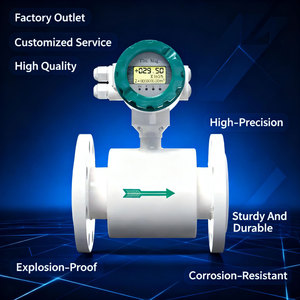 OEM hỗ trợ phạm vi rộng độ chính xác đo lường chất lỏng nước DN-80 điện từ đo lưu lượng độ chính xác cao điện từ lưu lượng kế - Product Image 3