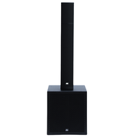 Sistema de Altavoces de Audio DBK DJ, Altavoz de Columna Dual de 5x6.5 Pulgadas con Subwoofer de 18 Pulgadas, Sistema de PA con Altavoz de Bajos Amplificado para Conciertos y Escenarios