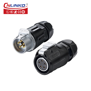 Cnlinko Đồng <span class=keywords><strong>Pin</strong></span> <span class=keywords><strong>5</strong></span> <span class=keywords><strong>Pin</strong></span> Kết Nối Cắm 220V Bảng Điều Chỉnh Núi Nam Kết Nối Cắm Không Thấm Nước IP68 - Product Image 5