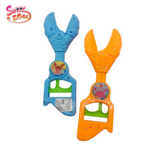 Kualitas tinggi mainan pendidikan lucu capit kepiting tangan plastik permen mainan dengan keras permen untuk anak-anak - Product Image 4