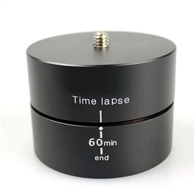 Photography DSLR Camera Video Electric Panorama Turntable Ball Head 360 Degree 60 Minutes