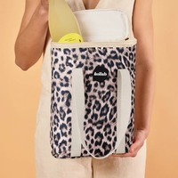 Sac isotherme de pique-nique personnalisé avec logo, petit, imperméable, souple, à fermeture éclair, pour deux bouteilles, doublure en PEVA, sac isotherme pour vin