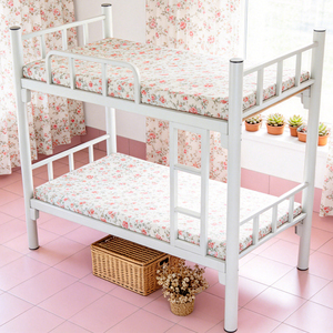 Heavy Duty Full Size Bunk <strong>Bed</strong> Iron Frame Metal Construction Eco-Friendly <strong>Space</strong> <strong>Saver</strong> for Site Dorms - Product Image 1