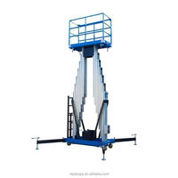 Ascenseur mobile en alliage d'aluminium, plate-forme de levage hydraulique électrique, petit intérieur à haute altitude