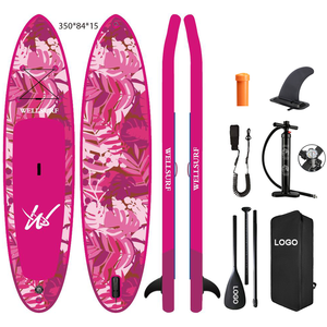 Tabla de Paddle Surf Inflable ISUP de 11'6/350cm, Estable, para Yoga, Color Rojo Mate, 350cm, de Fábrica Confiable - Product Image 5