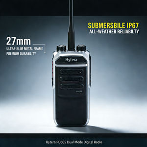 <span class=keywords><strong>Radio</strong></span> bidirectionnelle portable professionnelle Hytera PD605 UHF/VHF DMR Tier II à double mode, 32 canaux, pour les entreprises - Product Image 1
