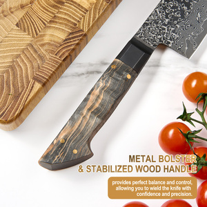 <span class=keywords><strong>Ensemble</strong></span> de couteaux de <span class=keywords><strong>cuisine</strong></span> en acier Damas VG10 de qualité supérieure à 67 couches, couteaux de chef, <span class=keywords><strong>ensemble</strong></span> de couteaux Santoku Nakiri avec manche en bois solidifié - Product Image 3