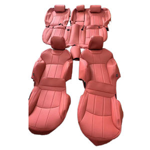 Housse de siège de voiture sur mesure pour 5 sièges, ensemble complet, cuir durable, spécifique pour Mercedes Benz EQS 2022 - Product Image 5
