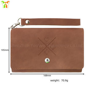 Étui à cartes en cuir PU YY pour 2 jeux de cartes de poker, pochette pour cartes, porte-cartes pour les voyages, rangement pour cartes à jouer, cadeau pour papa - Product Image 6