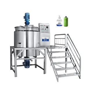 AILE Mixer geser tinggi pemanas listrik 1000L, mesin pencampur pembuat deterjen sabun cair cat semprot