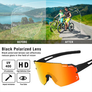 スポーツサングラスCE UV400保護サイクリングクリケットランニングメガネ偏光ルネットOEM Cyclismeフィッシングゴーグルカスタムロゴ - Product Image 2