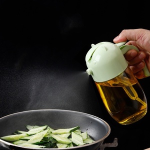 Vendita calda cucina multifunzione vetro 2 in 1 olio spruzzatore olio d'oliva bottiglia spray aceto dispenser 2 in 1 olio dispenser per la cottura - Product Image 4