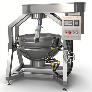 Thương mại hiệu quả cao bằng điện làm nóng hành tinh trộn Ấm đun nước trọng một người trợ giúp tuyệt vời cho sản xuất cà ri/mứt - Product Image 3