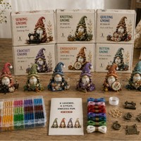 Kit de fabrication de poupées d'animaux 3D en perles, kit de bricolage artisanal, kit éducatif pour enfants et adultes