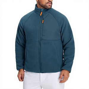 Wholesale OEM Men's <b>Reversible</b> Waterproof Eco-Friendly Fleece <b>Jacket</b> 5 Pockets Lightweight Zip Winter Warm Casual Coat - Product Image 3