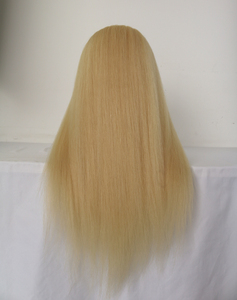 Tête de mannequin d'entraînement en cheveux humains véritables à prix de gros, tête de poupée professionnelle pour la pratique de la <span class=keywords><strong>coiffure</strong></span> et des styles de <span class=keywords><strong>mariée</strong></span> - Product Image 4