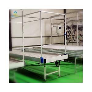 ม้านั่งกลิ้งไฮโดรโปนิกส์พร้อมเสาแนวตั้งและแท่นสำหรับปลูกโต๊ะสำหรับเรือนเพาะชำหรือเรือนกระจก - Product Image 6