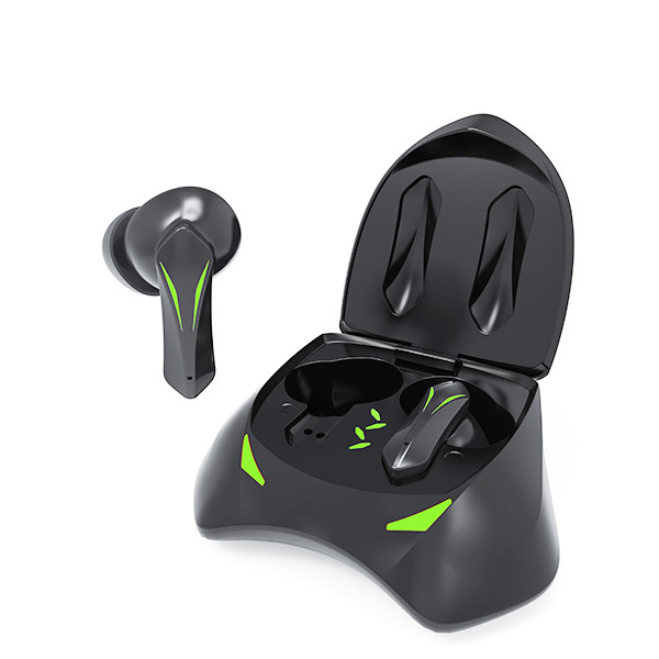 Stylish jl Chipset Wireless BT Stereo In-Ear Earbuds with LED Light Microphone Noise Cancelling Headphones for Gaming Sports