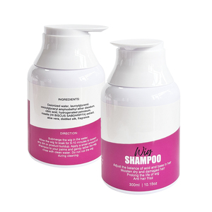 Mới tùy chỉnh nuôi dưỡng mịn tỏa sáng tóc giả chăm sóc phun kiểm soát xoăn cứng tóc điều hòa hữu cơ dưỡng ẩm sâu làm sạch tóc giả dầu gội đầu - Product Image 5