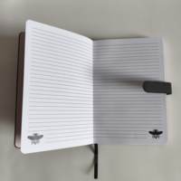 Cahier de notes en cuir PU A5 de haute qualité Logo personnalisé Couture Couverture rigide Imprimé Business Notepad Journal Cadeau