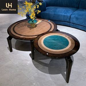 Desain Baru Furnitur Rumah Ruang Tamu <span class=keywords><strong>Sofa</strong></span> Kain Pelapis Beludru Biru Dongker Modern - Product Image 6