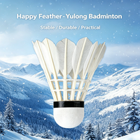 Volants de badminton hybrides en plumes d'oie en gros, légers, professionnels, haute vitesse, stabilité, durables, prix direct usine