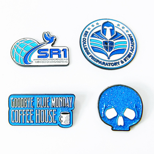 Broche en métal personnalisée avec logo d'entreprise pour événement d'équipe, épingles à revers en émail doux personnalisées en gros - Product Image 2