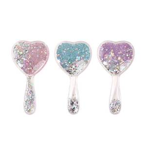 Gmagic en forma de corazón lindo sol Luna patrón cepillo de pelo conjunto rosa azul plástico peines de pelo rizado cepillos de pelo para niños - Product Image 4