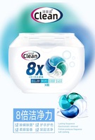 Vente en gros Offre Spéciale 4in1 Savon à lessive pour vêtements Meilleur savon à lessive pour bébé Dosettes de détergent liquide à lessive naturelle