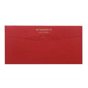Enveloppes, lot rouge, de haute qualité, imprimé et personnalisé, pour le nouvel an chinois