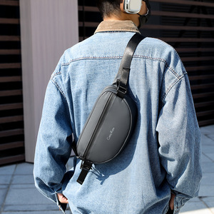 Sacs banane de mode pour hommes, style urbain, sport, avec compartiment pour téléphone portable, à bandoulière unique - Product Image 5