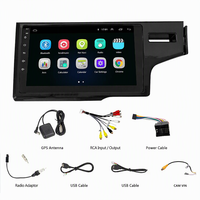Autoradio Android pour Honda Jazz Fit 2014-2018 10.1" OLED Navigation GPS intégrée Carplay WiFi/ Écran tactile Lecteur multimédia