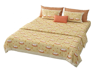 100% Cotton Bedding Set Floral Printed Quilt <b>Bed</b> Sheet Set Pillow Covers Woven All Season Double <b>Bed</b> - Product Image 3