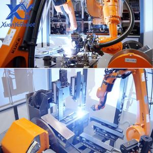 Station de travail robotisée de soudage KUKA 6 axes KR8R1440-2ARC HW E PLC, unité d'opération de soudage à l'arc servo-électrique de haute précision avec boîte de vitesses - Product Image 5