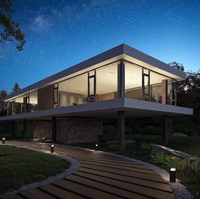 Ventanas Corredizas de Aluminio Serie 110 de Deyu, Modernas y Sencillas, Aislamiento Acústico y Térmico, de Piso a Techo para Villas