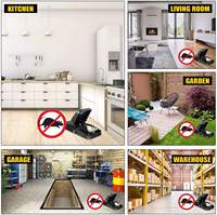 Vente en gros, lot de 6 pièges à souris multi-prises pour maison et entrepôt