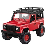Coche RC Mn-90 1/12 2.4G 4WD con Luces LED Delanteras, 2 Carcasas, Camioneta Todoterreno, Control Remoto RTR, Juguete para Niños, Cable USB, 60-80m