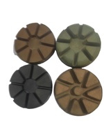 Tampons de polissage diamantés de 3 pouces - Grain grossier OEM 100 - Garantie de 3 ans pour applications sur marbre/verre