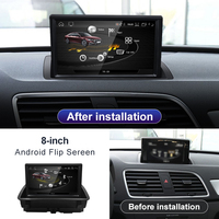 STWEI Pantalla Telescópica de 8 Pulgadas, 8 Núcleos, 4 Conexiones Inalámbricas, Carplay para Automóvil, para AUDI Q3 de 13-18 Años, Reproductor Multimedia para Automóvil, Navegación GPS
