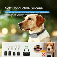 Collier anti-aboiement rechargeable pour chien, accessoire pour animaux de compagnie en nylon, fonction anti-aboiement
