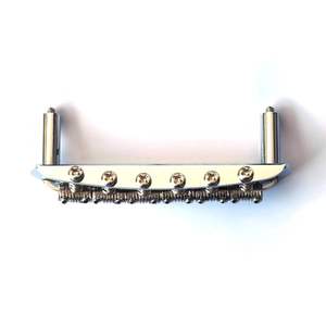 Premium verchroomde 6-snarige verstelbare gitaarbrug-staartstuk voor Jazzmaster Jaguar Mustang elektrische gitaren - Product Image 4