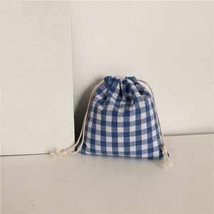 New Arrival Eco-Friendly Linen Fabric Drawstring Storage Pouch Multi Colors <b>Small</b> <b>Gift</b> <b>Bag</b> - Product Image 5