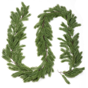 <span class=keywords><strong>Guirlande</strong></span> de Noël verte de 6 pieds pour les fêtes : Parfaite pour décorer les escaliers, les cheminées et les tables de fête Décoration de Noël - Product Image 1