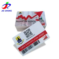 Card Plastic Business High Quality Preprinted Credit Card Size PVC Plastic Business Card With Barcode