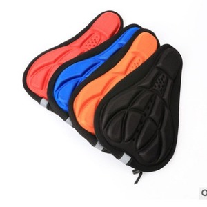Housse de selle de vélo VTT rembourrée 3D souple, coussin en mousse éponge confortable, accessoire de selle - Product Image 1