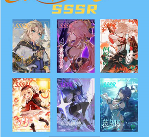 Carte Metalliche Collezionabili <span class=keywords><strong>Genshin</strong></span> Impact, <span class=keywords><strong>Gioco</strong></span> da Tavolo Anime, Carte da <span class=keywords><strong>Gioco</strong></span>, Giocattoli e Regali per Bambini - Product Image 5