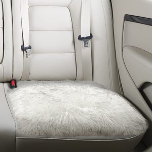 Мягкие меховые подушки из овчины, подушечки для стула, 20X20 дюймов, небольшие коврики из искусственного меха, квадратная площадь - Product Image 6
